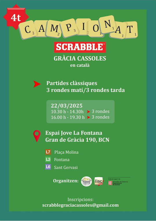 Cartell campionat Gracia